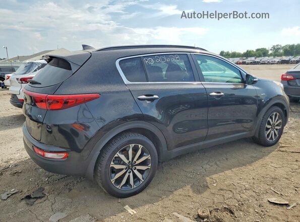 KNDPNCAC6J7488146 2018 KIA SPORTAGE Черный Задняя правая четверть