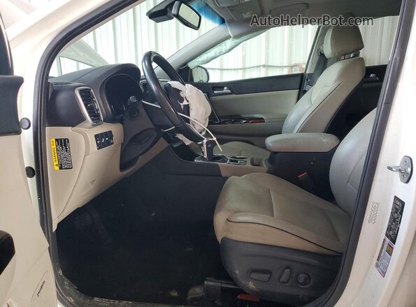 KNDPNCAC7M7846360 2021 KIA SPORTAGE White Սալոնի դիմացի տեսք