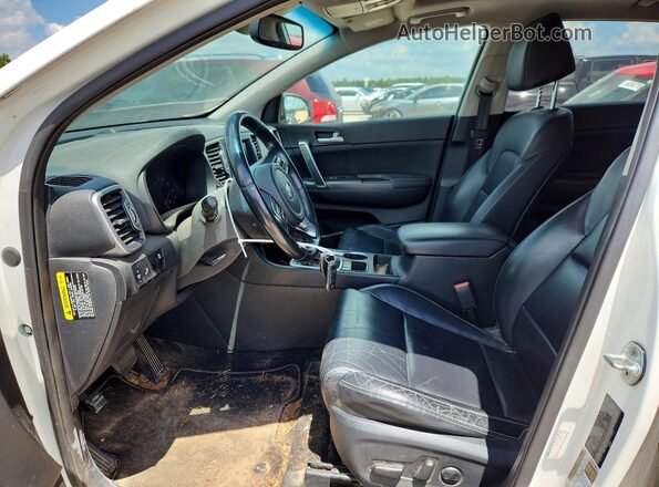 KNDPNCAC8H7031610 2017 KIA SPORTAGE White წინა სალონის ხედი