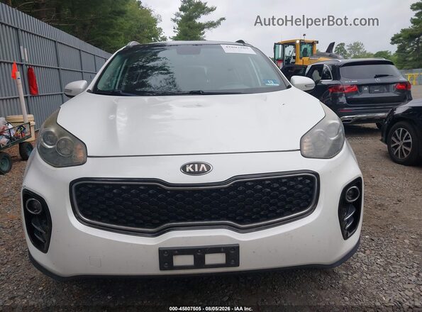 KNDPNCAC8H7055860 2017 KIA SPORTAGE White Widok zestawu wskaźników