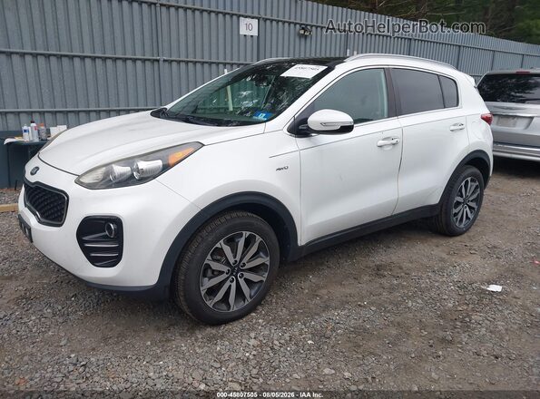 KNDPNCAC8H7055860 2017 KIA SPORTAGE White Przód lewy