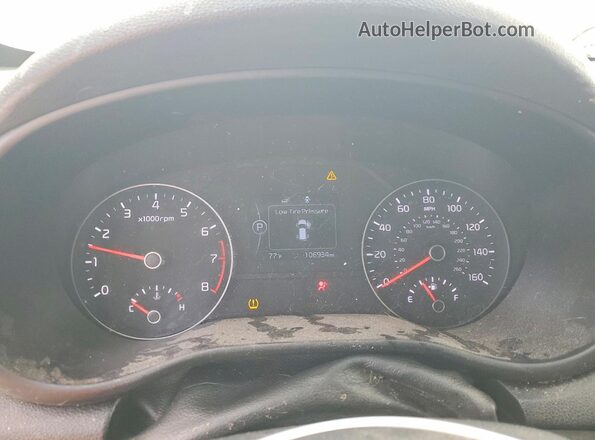 KNDPNCAC8H7187730 2017 KIA SPORTAGE White Widok zestawu wskaźników