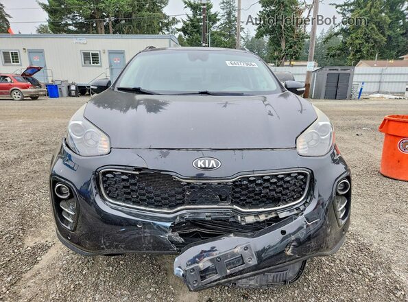 KNDPNCAC8J7364072 2018 KIA SPORTAGE Black Widok z przodu