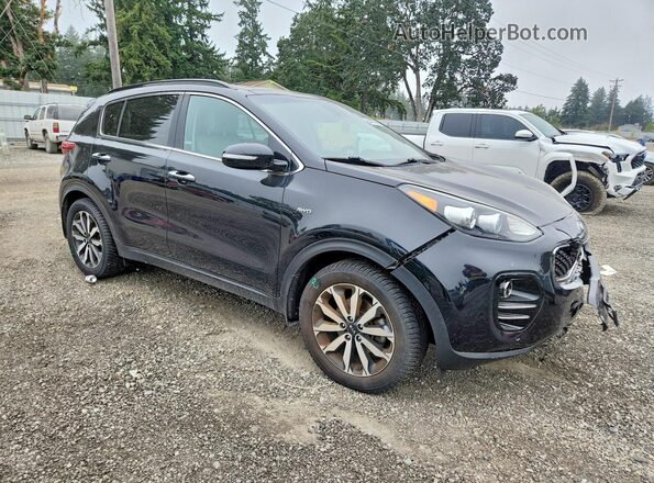 KNDPNCAC8J7364072 2018 KIA SPORTAGE Black Przód prawy