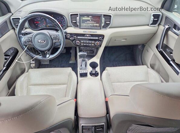 KNDPNCAC8J7364072 2018 KIA SPORTAGE Black Widok deski rozdzielczej