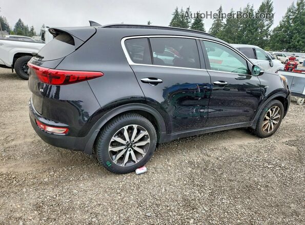 KNDPNCAC8J7364072 2018 KIA SPORTAGE Black Tył prawy