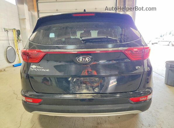 KNDPNCAC8J7426635 2018 KIA SPORTAGE Черный Вид сзади
