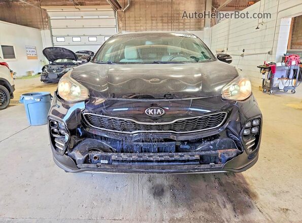 KNDPNCAC8J7426635 2018 KIA SPORTAGE Черный Вид спереди