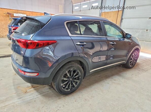 KNDPNCAC8K7567125 2019 KIA SPORTAGE Blue Trasero derecho