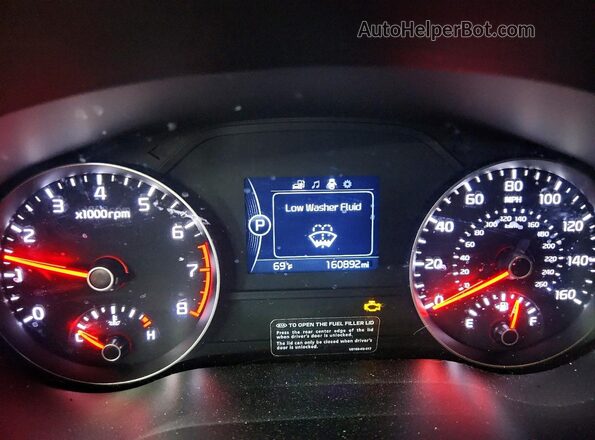 KNDPNCAC8K7567125 2019 KIA SPORTAGE Blue Vista del cuadro de instrumentos
