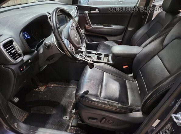 KNDPNCAC9H7271054 2017 KIA SPORTAGE Blue წინა სალონის ხედი