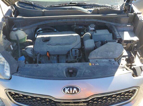 KNDPNCAC9J7310277 2018 KIA SPORTAGE Gray ძრავის განყოფილების ხედი