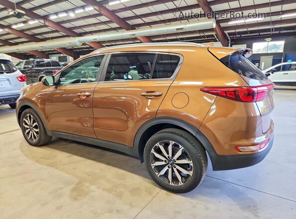 KNDPNCACXH7275842 2017 KIA SPORTAGE Brown Trasero derecho