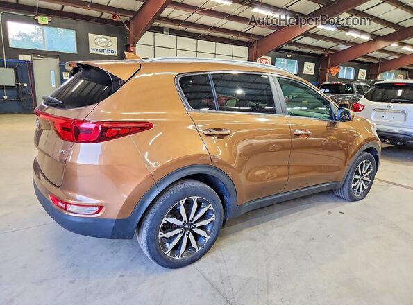 KNDPNCACXH7275842 2017 KIA SPORTAGE Brown Delantero derecho