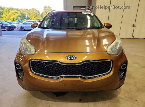 KNDPNCACXH7275842 2017 KIA SPORTAGE Brown Vista trasera