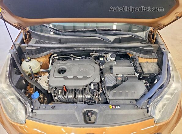 KNDPNCACXH7275842 2017 KIA SPORTAGE Brown Vista de la etiqueta del VIN