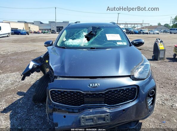 KNDPNCACXJ7310255 2018 KIA SPORTAGE Dark Blue Вид задньої частини салону