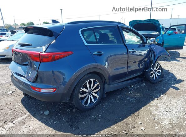 KNDPNCACXJ7310255 2018 KIA SPORTAGE Dark Blue Задня права чверть