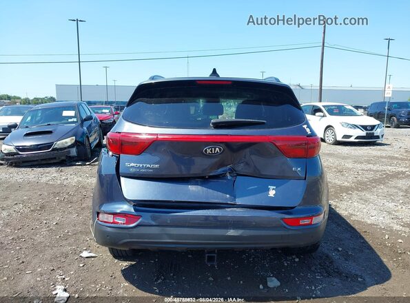 KNDPNCACXJ7310255 2018 KIA SPORTAGE Dark Blue 