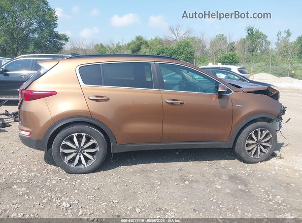 KNDPNCACXJ7318677 2018 KIA SPORTAGE Brown სალონის 360-გრადუსიანი ხედი