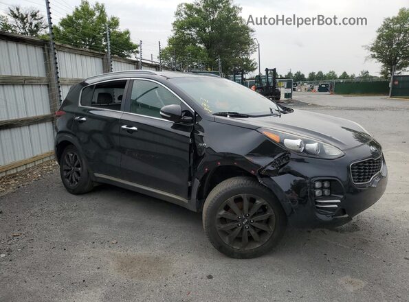 KNDPNCACXJ7411196 2018 KIA SPORTAGE Black Engine compartment view