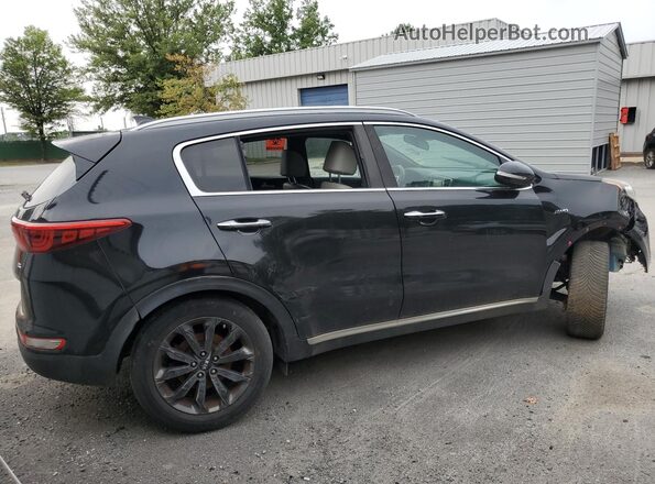 KNDPNCACXJ7411196 2018 KIA SPORTAGE Black VIN sticker view