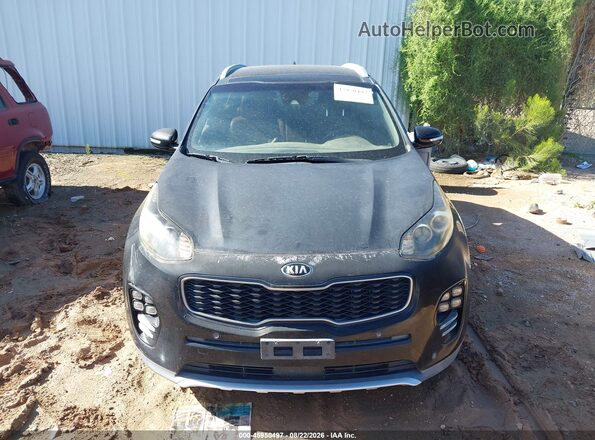 KNDPR3A62H7218324 2017 KIA SPORTAGE Black Instrument cluster view