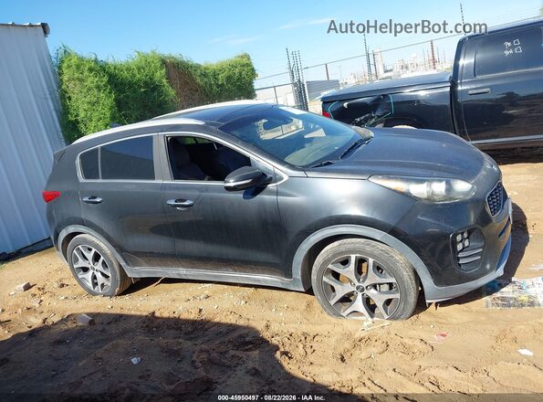 KNDPR3A62H7218324 2017 KIA SPORTAGE Black Rear interior view