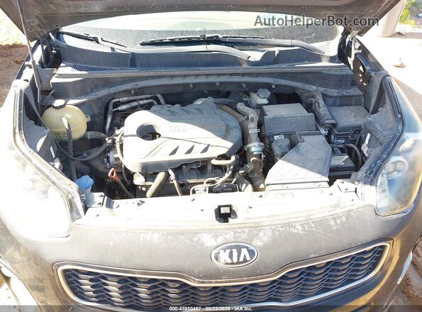 KNDPR3A62H7218324 2017 KIA SPORTAGE Black Rear view