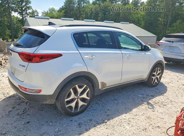 KNDPR3A62J7370853 2018 KIA SPORTAGE Белый Задняя правая четверть
