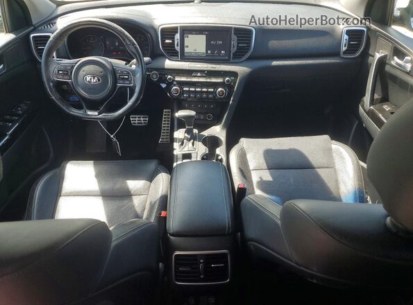 KNDPR3A62J7370853 2018 KIA SPORTAGE Белый Вид панели приборов