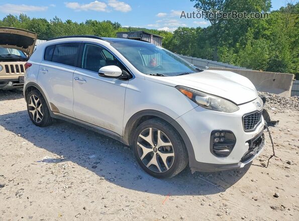 KNDPR3A62J7370853 2018 KIA SPORTAGE Белый Передняя правая четверть