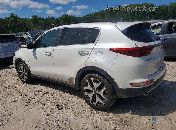 KNDPR3A62J7370853 2018 KIA SPORTAGE Белый Задняя левая четверть