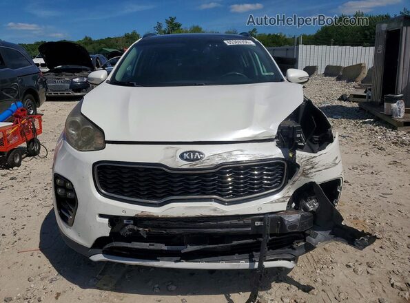 KNDPR3A62J7370853 2018 KIA SPORTAGE Белый Вид спереди