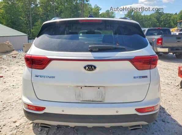 KNDPR3A62J7370853 2018 KIA SPORTAGE Белый Вид сзади