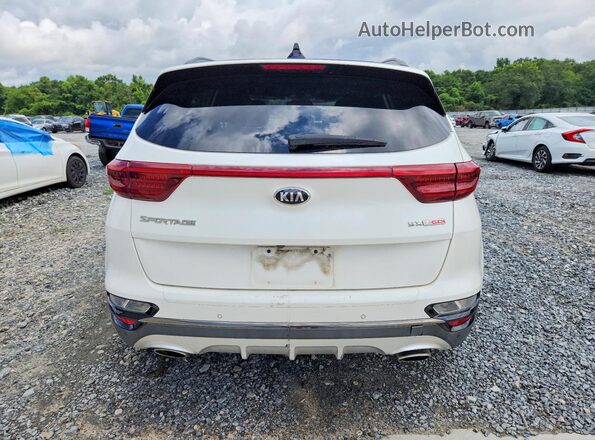 KNDPR3A62M7851903 2021 KIA SPORTAGE White Widok z tyłu