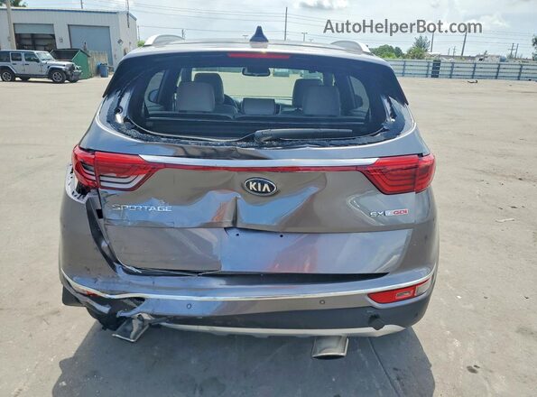 KNDPR3A63H7159901 2017 KIA SPORTAGE Gray Rear view