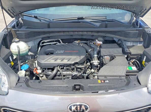 KNDPR3A63H7159901 2017 KIA SPORTAGE Gray Engine compartment view