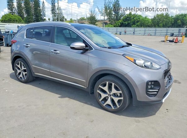 KNDPR3A63H7159901 2017 KIA SPORTAGE Gray Front right