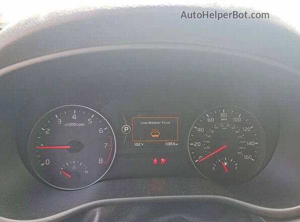 KNDPR3A63H7159901 2017 KIA SPORTAGE Gray Instrument cluster view