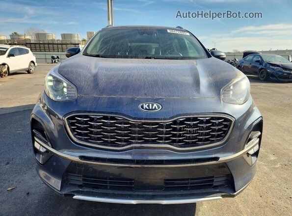 KNDPR3A64M7875636 2021 KIA SPORTAGE Gray VIN sticker view