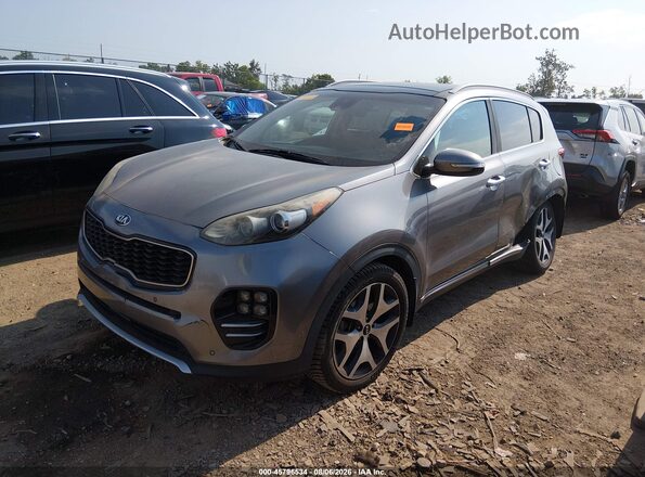KNDPR3A68H7146366 2017 KIA SPORTAGE Gray Передня ліва чверть