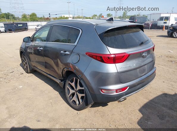 KNDPR3A68H7146366 2017 KIA SPORTAGE Gray Задня ліва чверть