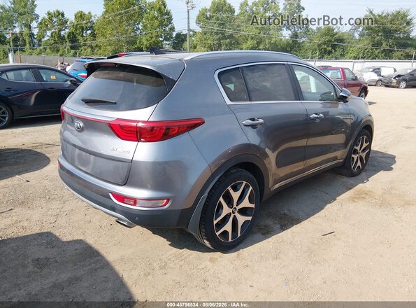 KNDPR3A68H7146366 2017 KIA SPORTAGE Gray Задня права чверть