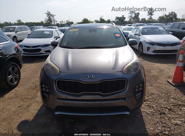 KNDPR3A68H7146366 2017 KIA SPORTAGE Gray Вид щитка приладів