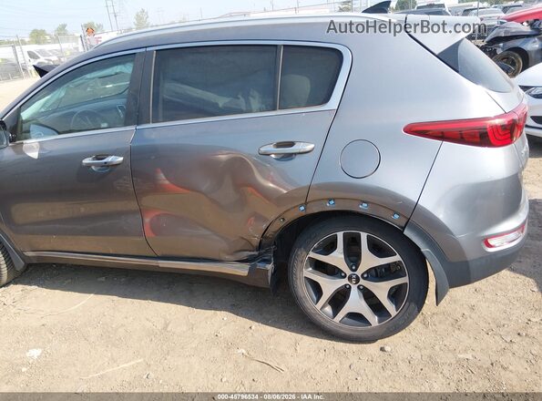 KNDPR3A68H7146366 2017 KIA SPORTAGE Gray Вид спереду