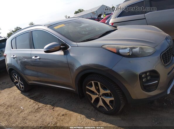 KNDPR3A68H7146366 2017 KIA SPORTAGE Gray Вид задньої частини салону