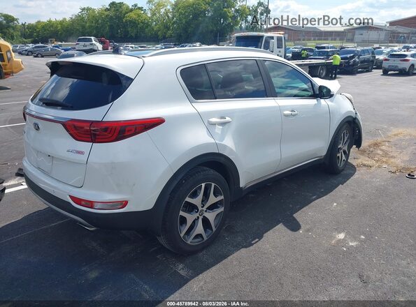 KNDPR3A6XH7099129 2017 KIA SPORTAGE White Trasero derecho