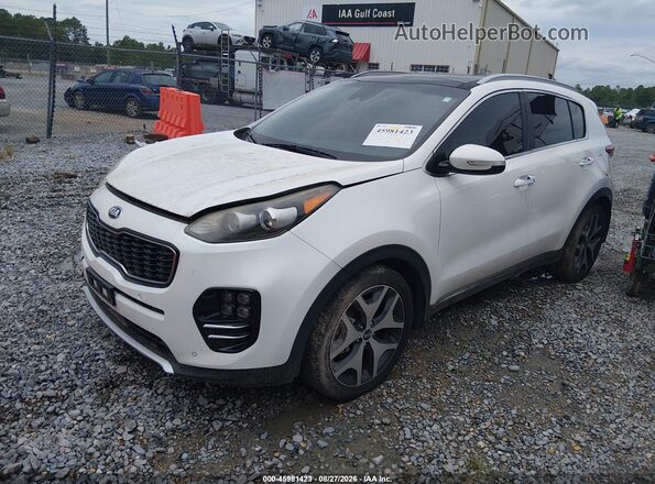 KNDPR3A6XH7126782 2017 KIA SPORTAGE White Vista tres cuartos delantera izquierda