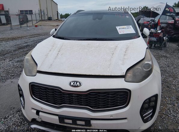 KNDPR3A6XH7126782 2017 KIA SPORTAGE White Vista frontal